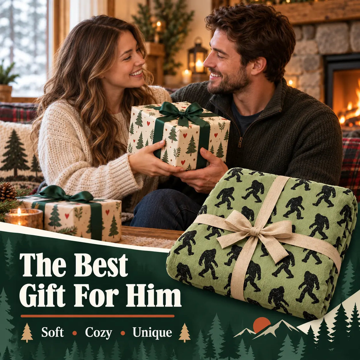 [Back to School] Vintage Wrinkle-Resistant Flannel Throw Blanket, 1-Side Printed Unique Gifts for Man, Christmas Thanksgiving Gifts for Adults, for Bed Sofa