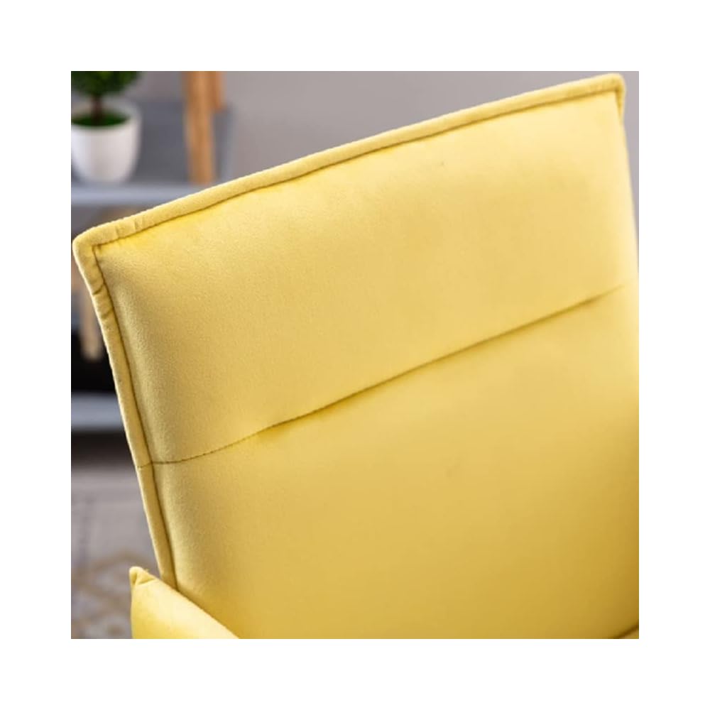 Relax Rocking Chair Velvet Upholstered Rocker Chair Lounge Chair Cushion for Living Room