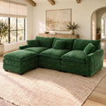 Modular Sofa Cloud Couch Sectional Couches for Living Room, Green